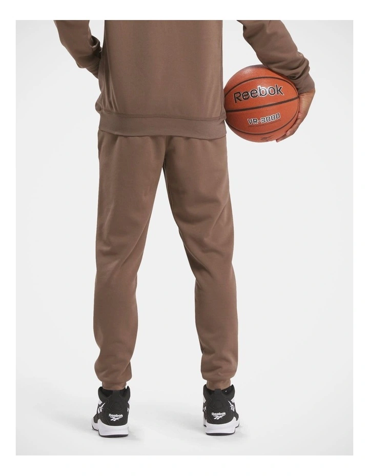 Reebok Hoopwear Pant In Utility Brown image 2