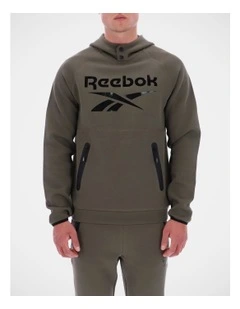 Overhead Hoody Fleece in Army Green