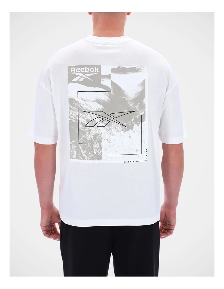 Melvin Mountain Short Sleeve Tee in White image 2