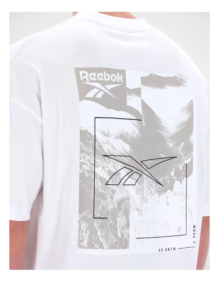 Melvin Mountain Short Sleeve Tee in White image 4