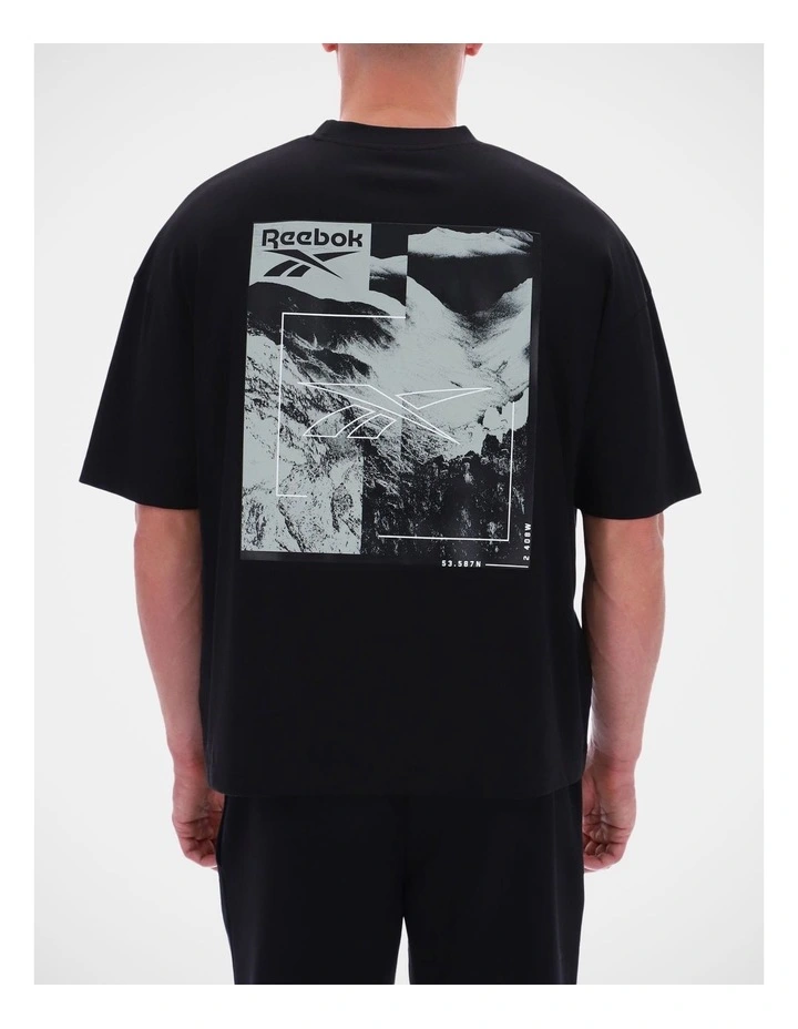 Melvin Mountain Short Sleeve Tee in Black image 2