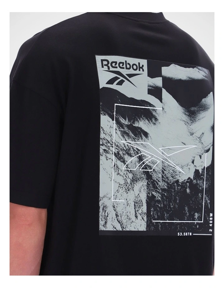 Melvin Mountain Short Sleeve Tee in Black image 3