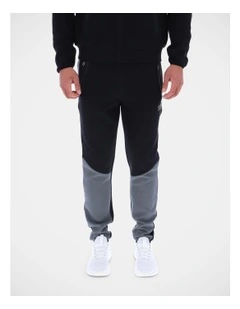 Panel Jogger in Black/Grey 5