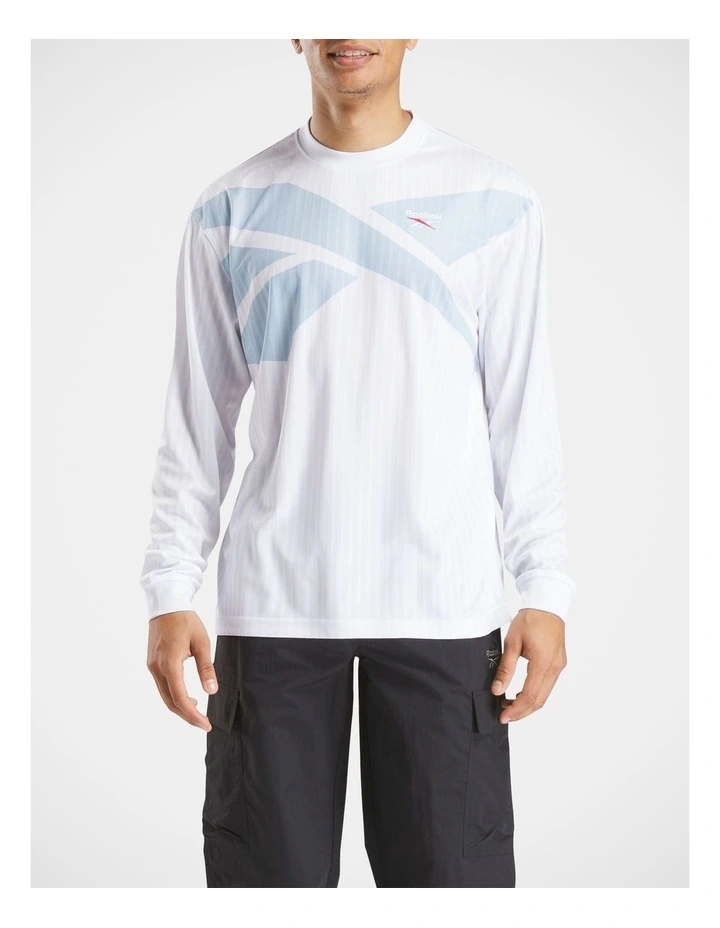 RI Cross Check Longsleeve Jersey  in White image 1