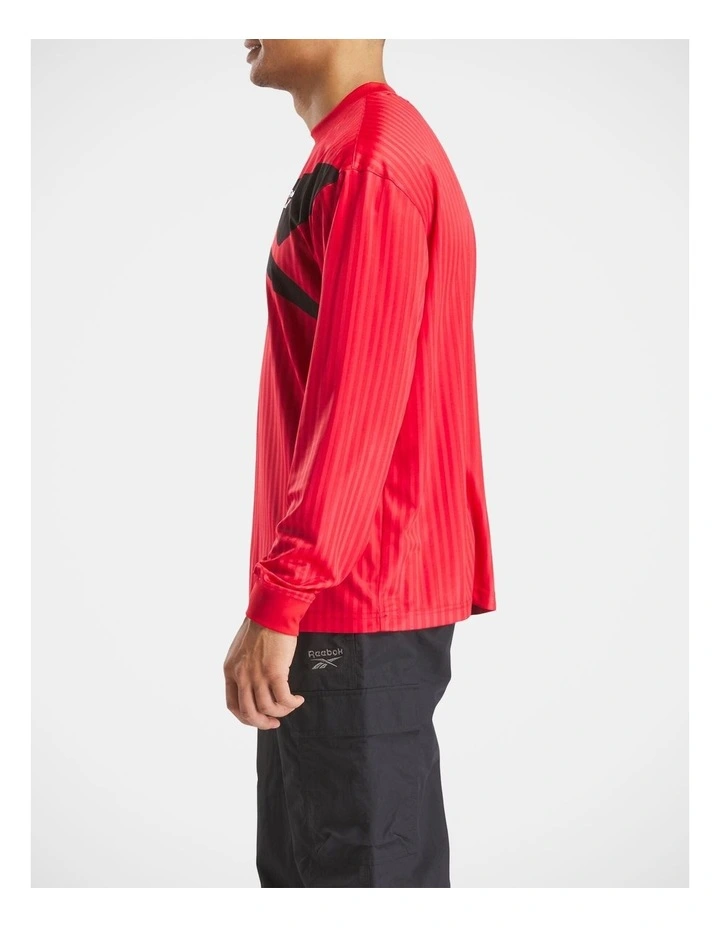 RI Cross Check Longsleeve Jersey in Vector Red image 3