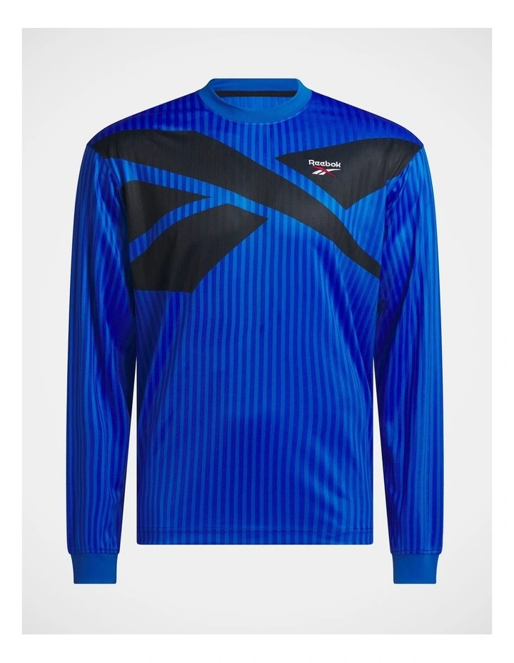 Ri Cross Check Longsleeve Jersey  In Optimum Blue image 4