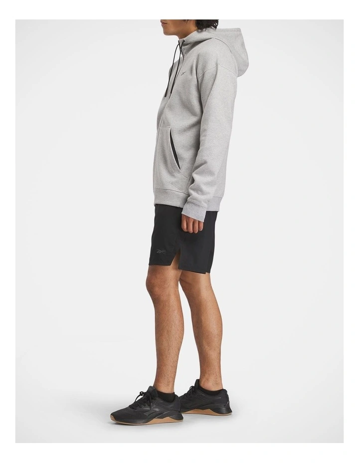 Athlete Full Zip In Medium Grey Heather image 3