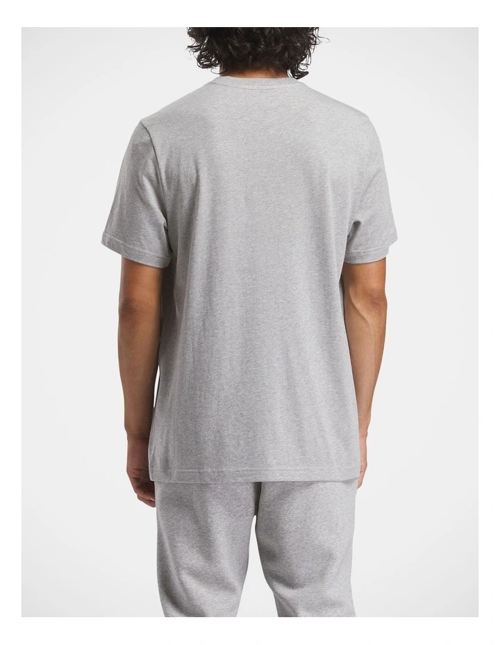 Stacked Logo T-Shirt In Mgreyh/Vectornavy/Vectorred image 2