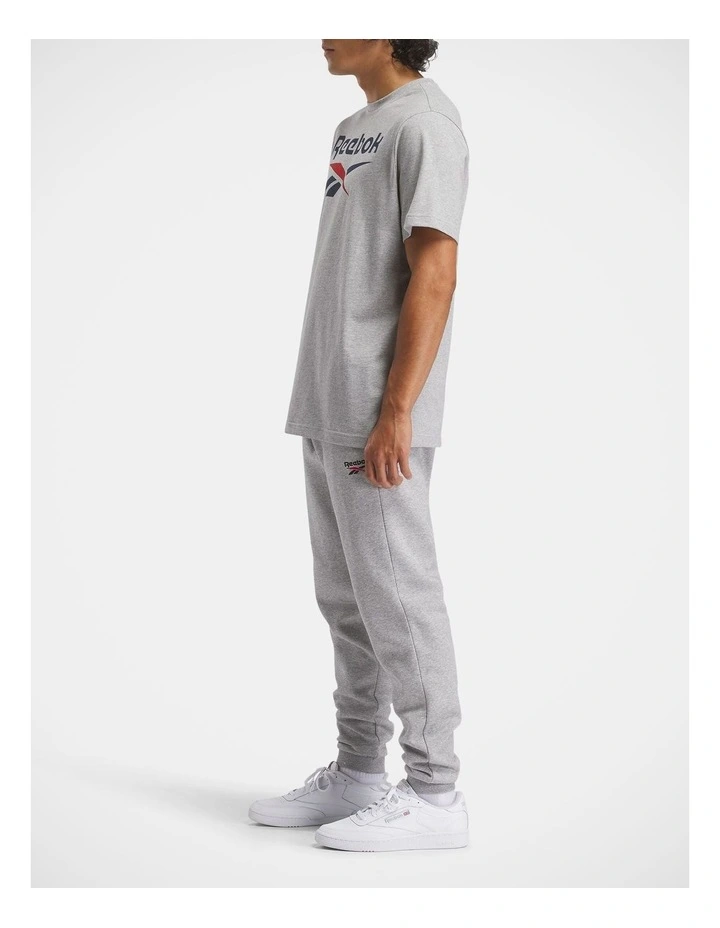 Stacked Logo T-Shirt In Mgreyh/Vectornavy/Vectorred image 3