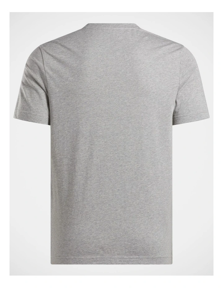 Stacked Logo T-Shirt In Mgreyh/Vectornavy/Vectorred image 7