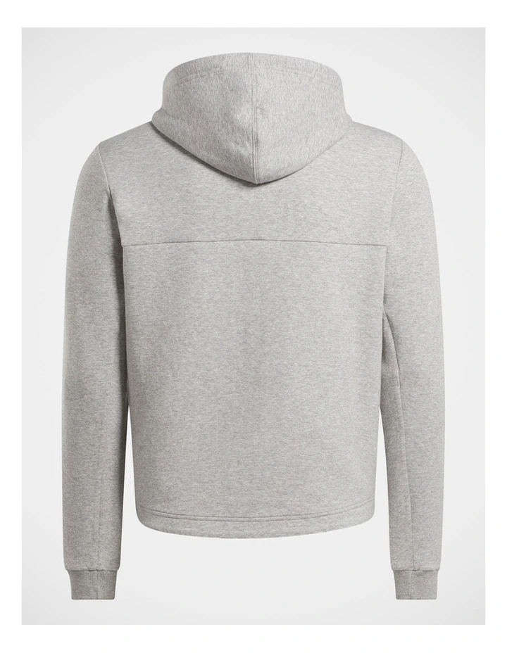 Active Ess Db Fz Hoodie In Medium Grey Heather image 5