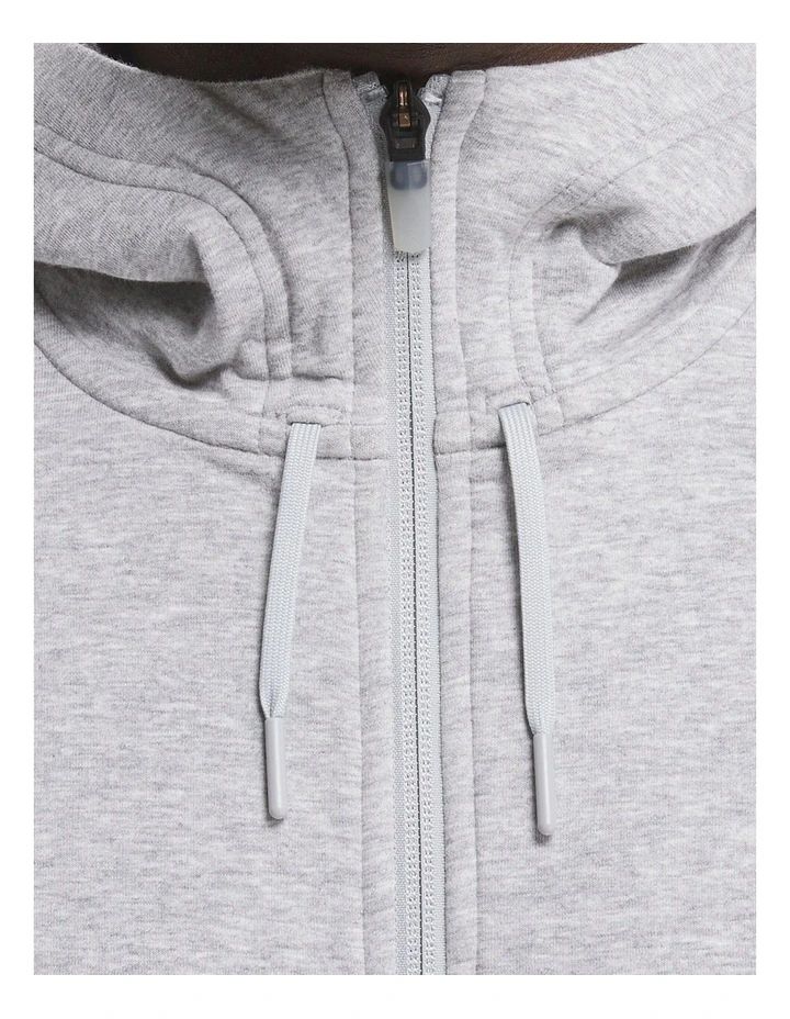 Active Ess Db Fz Hoodie In Medium Grey Heather image 6