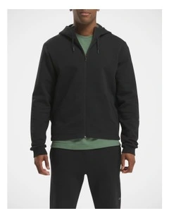 Active Essential Db Fz Hoodie In Black