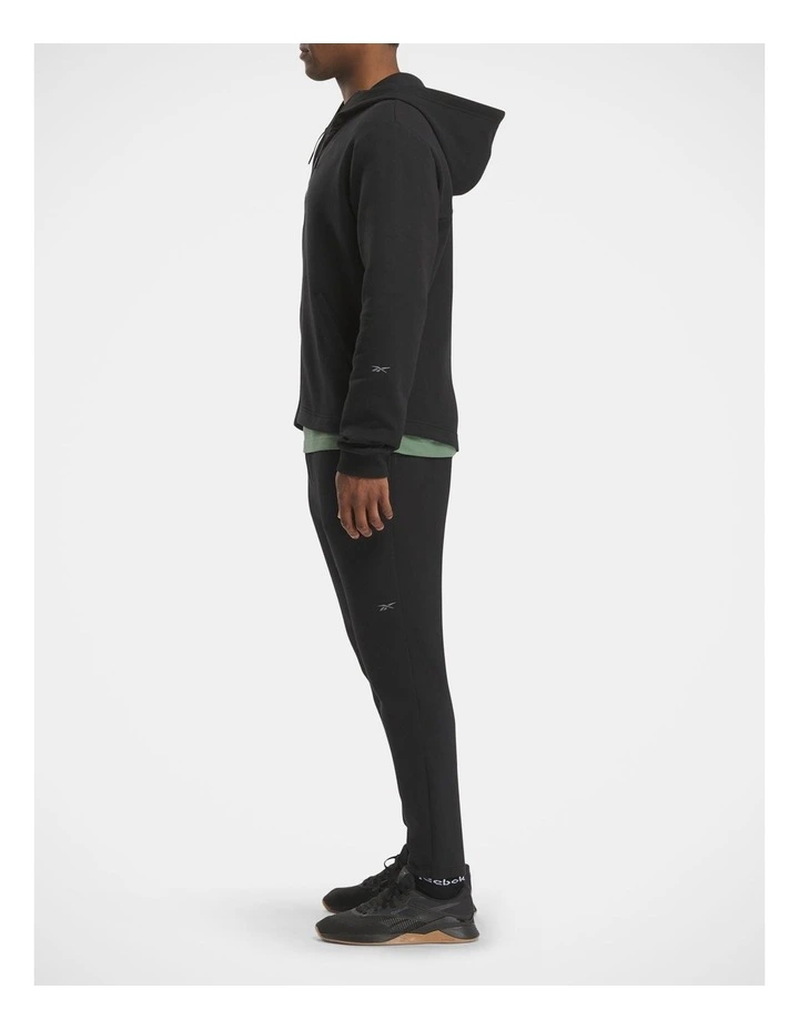 Active Essential Db Fz Hoodie In Black image 3