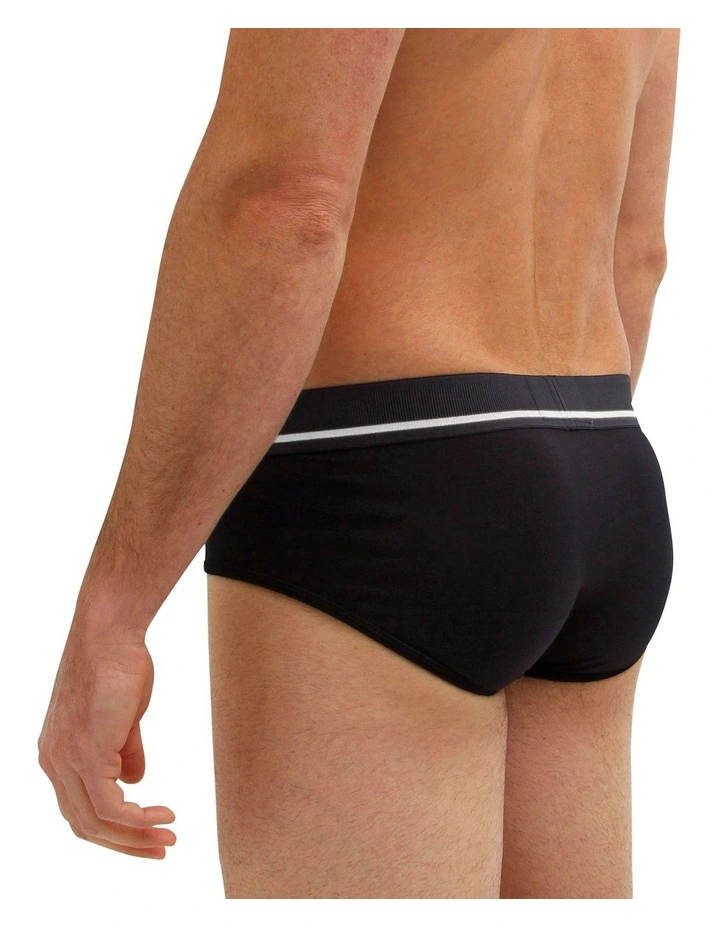 Bamboo Briefs 7 Pack in Kuro image 3