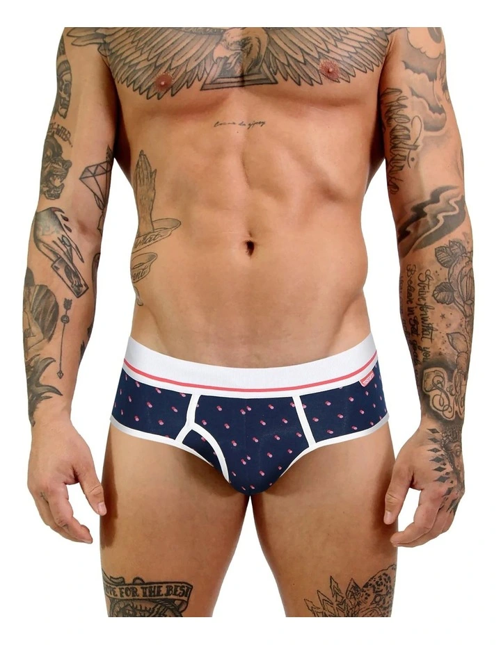 Bamboo Briefs 3 Pack in Azul image 5