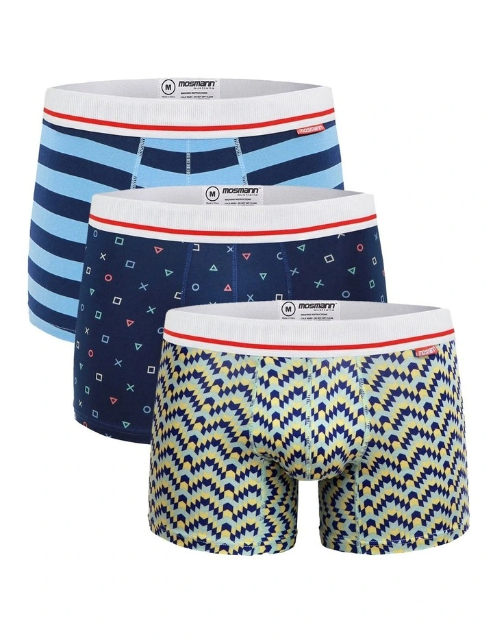 Bamboo Trunks 3 Pack in Collaroy image 1