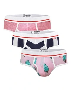 Bamboo Briefs 3-Pack in Olympus
