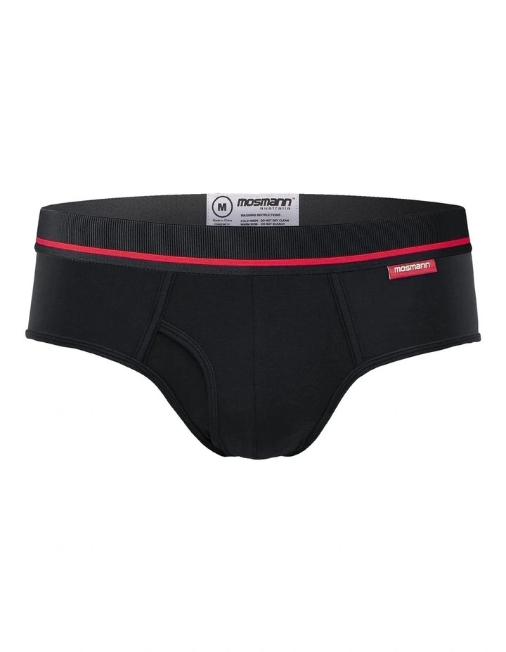 Bamboo Underwear Brief in Black image 1