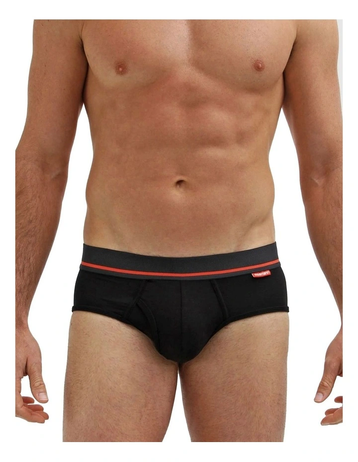 Bamboo Underwear Brief in Black image 3