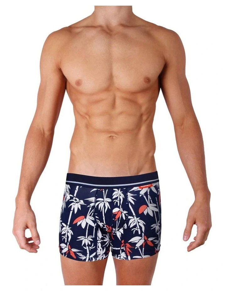Bamboo Underwear Boxer Zen in Blue image 2