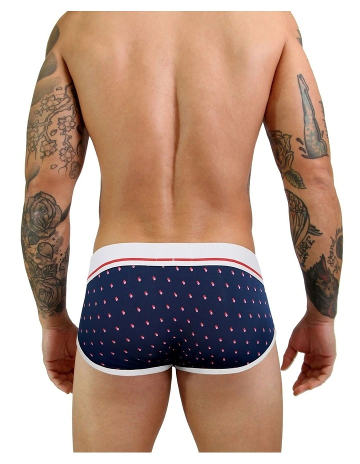 Mens Bamboo Brief in Blue image 3