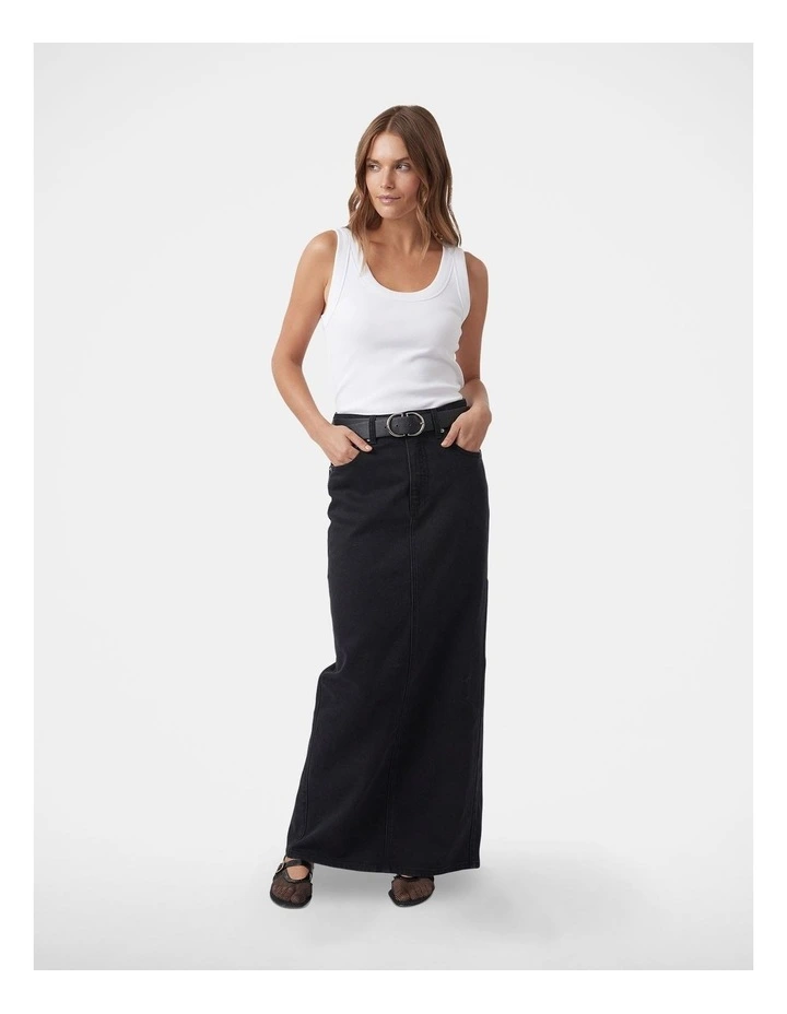 Rosalie Scoop Neck Tank in White image 1