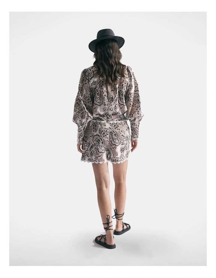 Drea Trim Detail Shirt in Multi image 2