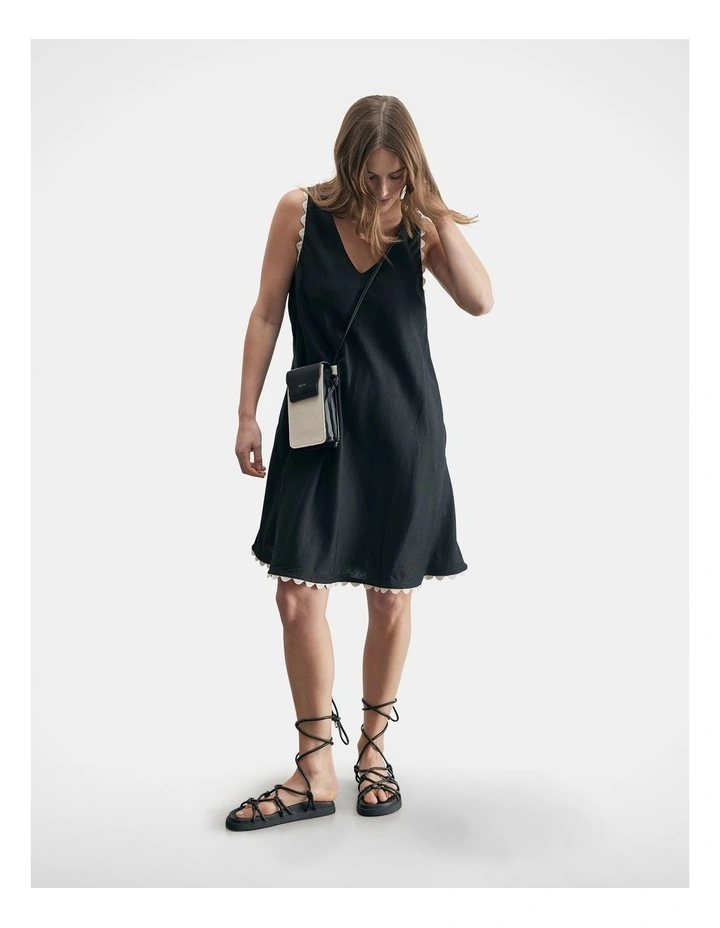 Ellie Mini Dress in Black image 1