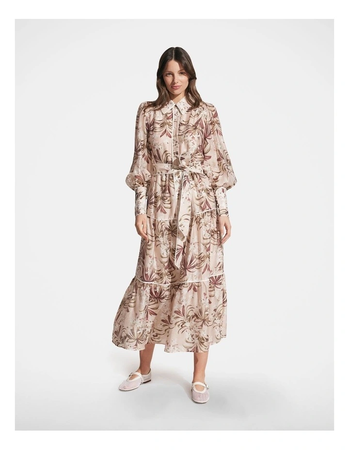 Rochelle Tiered Maxi Dress in Summer Orchid image 1