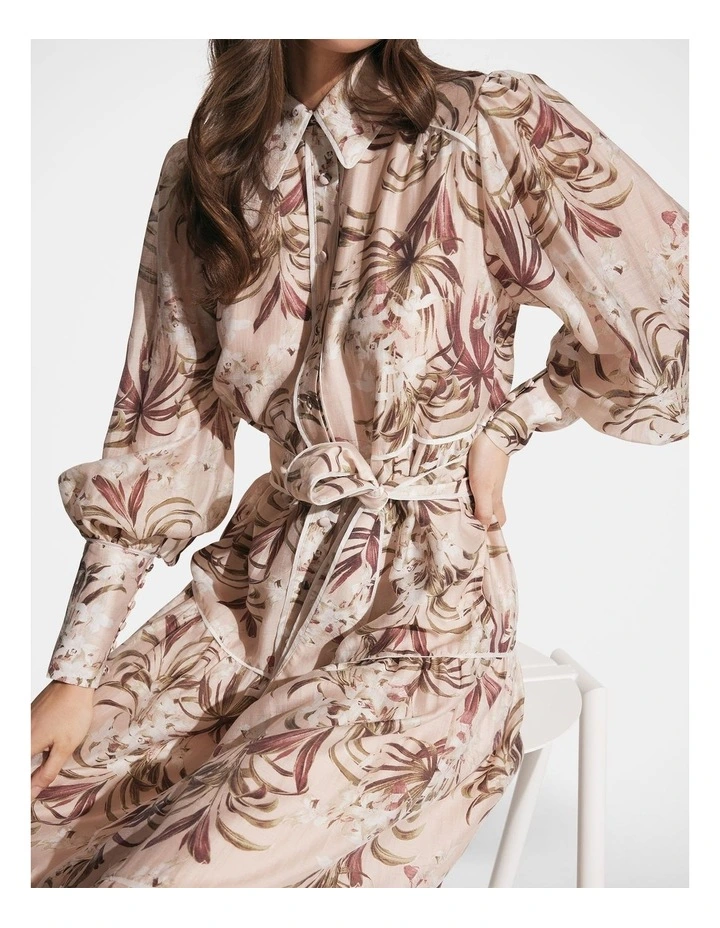 Rochelle Tiered Maxi Dress in Summer Orchid image 3