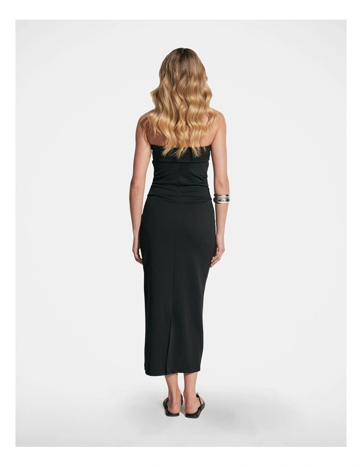DECJUBA Brandy Strapless Midi Dress in Black | MYER