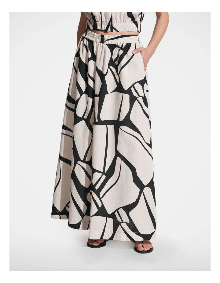 Brianna Maxi Skirt in Multi image 3