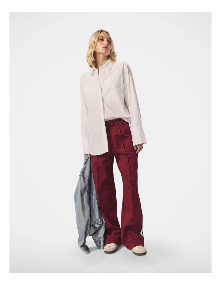 D Luxe Side Tape Pant in Red image 1
