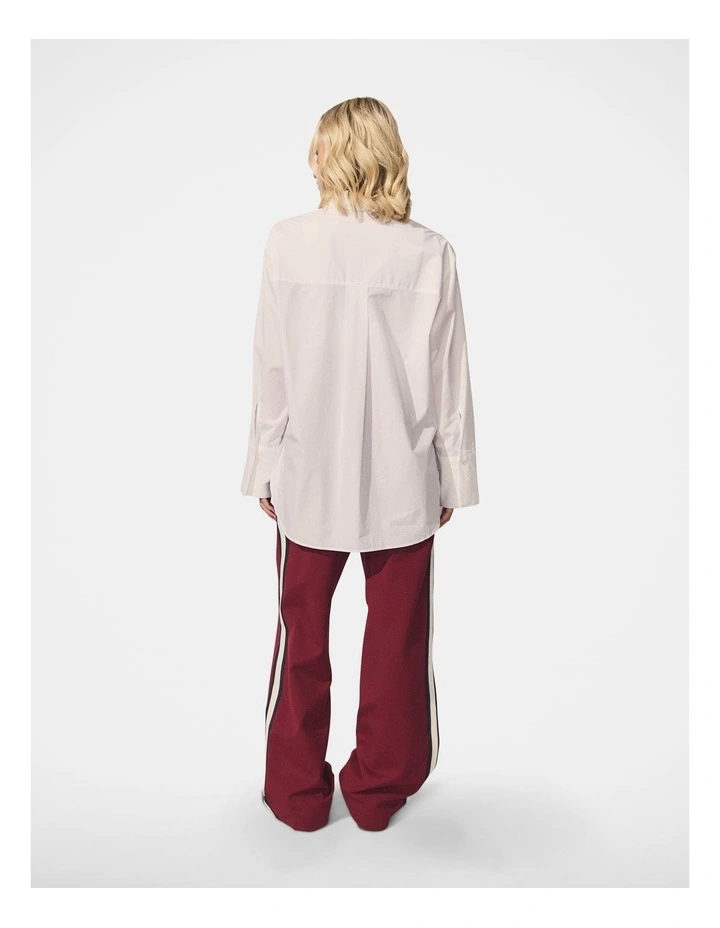 D Luxe Side Tape Pant in Red image 2