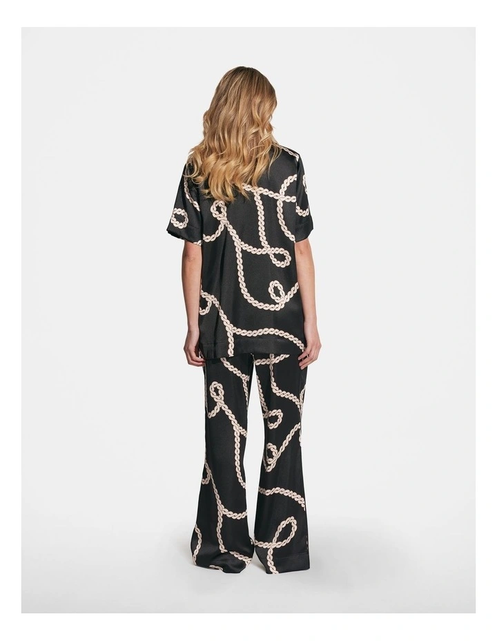 Ornella Satin Shirt in Multi image 2