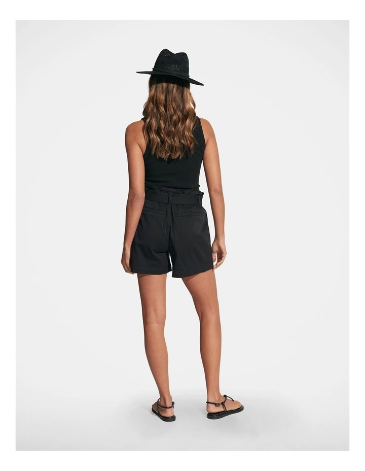Quinn Cargo Shorts in Black image 2