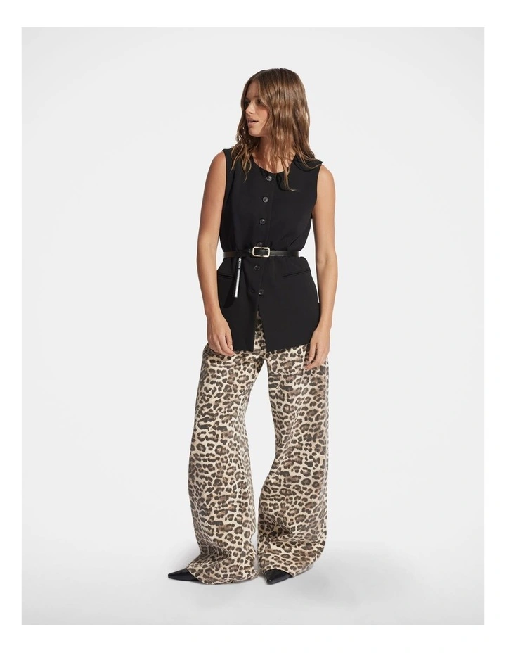 Cleo Wide Leg Jeans in Multi
