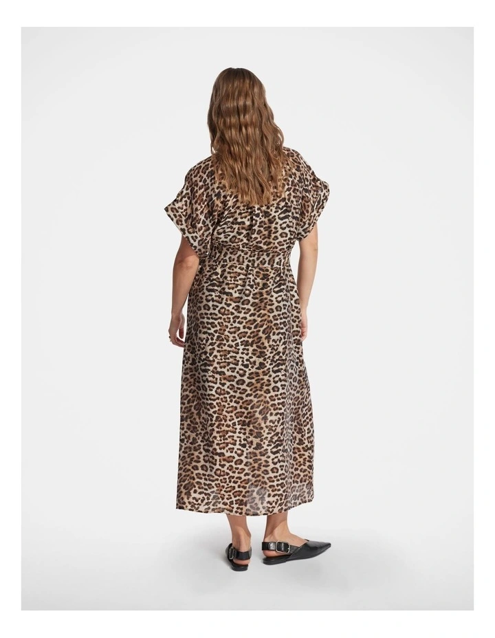 Maxienne Midi Shirt Dress in Multi image 2