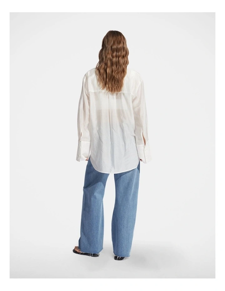 Ruby Embellished Shirt in Ivory image 2