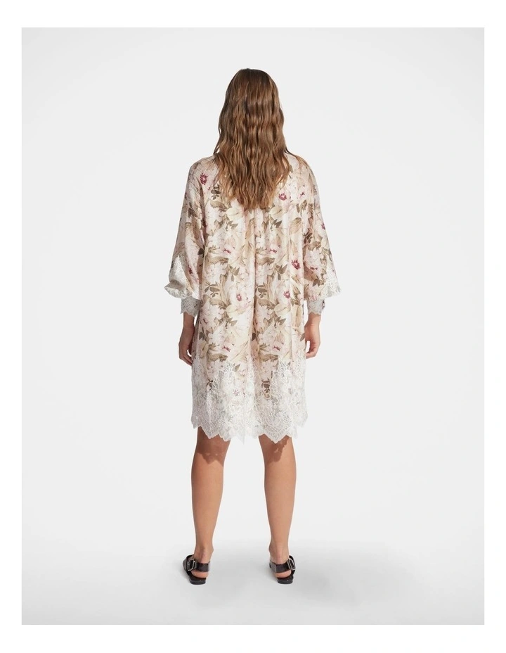 Hilary Lace Mini Dress in Multi image 2