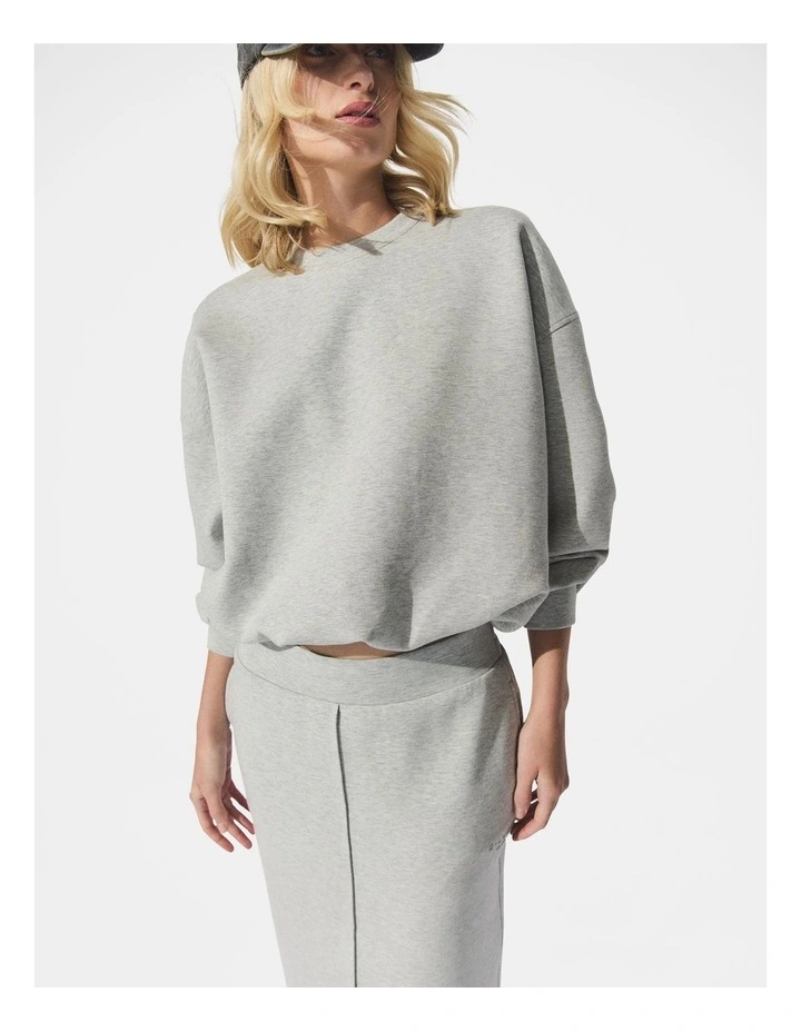 D-Luxe Neoprene Bubble Sweat in Grey image 1