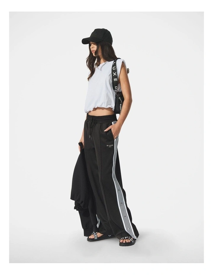 Bubble Hem Tee in White image 1