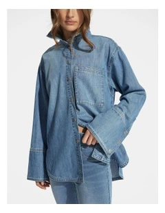 Jenna Denim Shirt in Blue