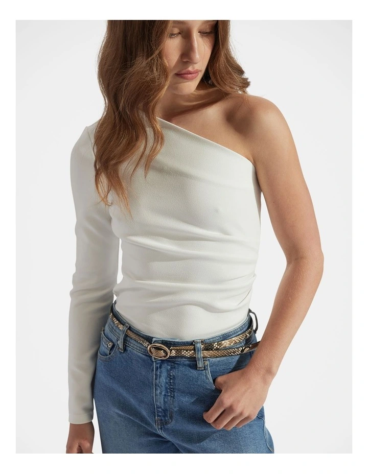 Rosa One Shoulder Top image 3