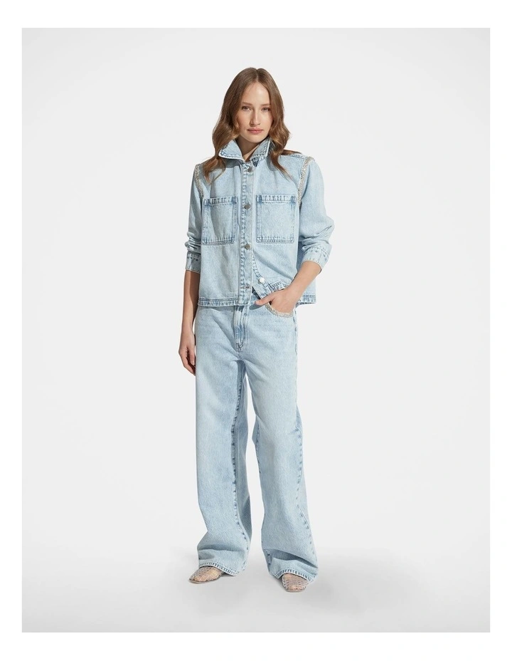 Christina Denim Jacket in Hour Blue image 1