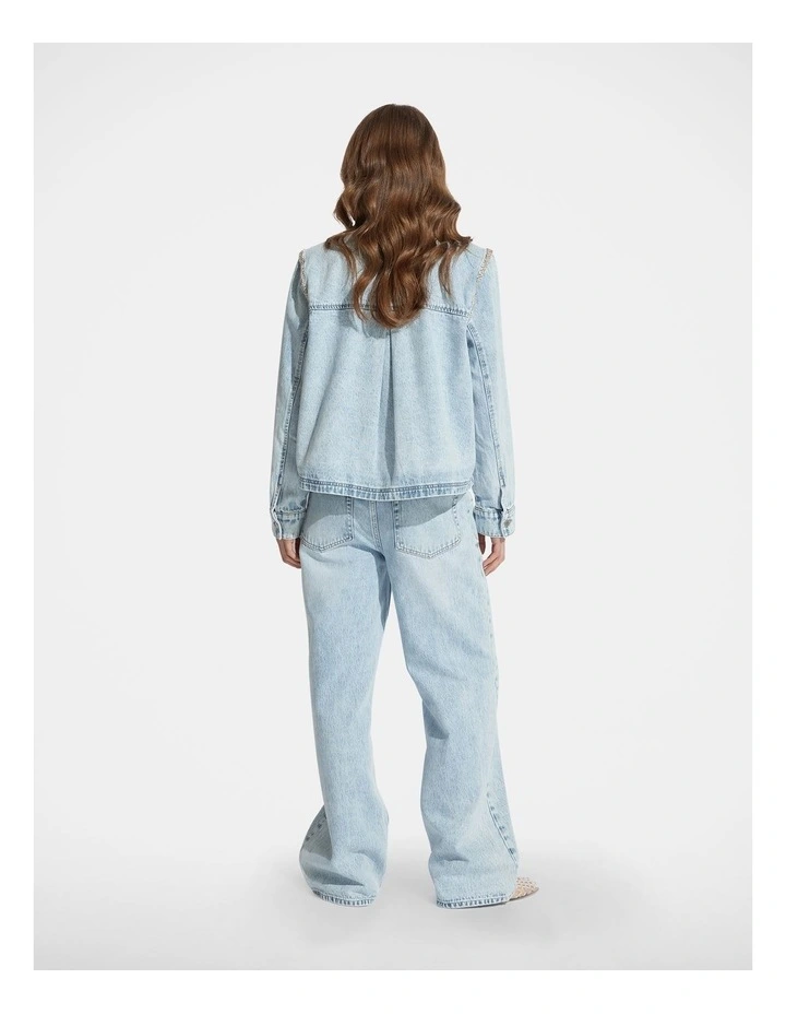 Christina Denim Jacket in Hour Blue image 2