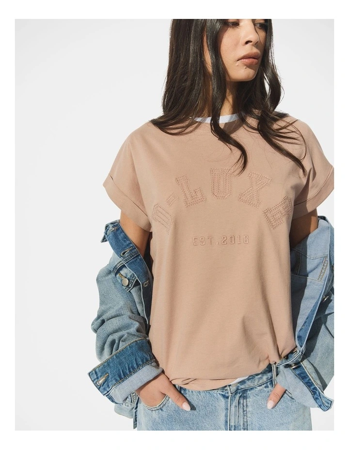 D-Luxe Collegiate Tonal Tee image 3