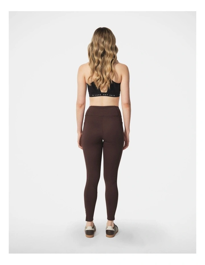 D-Luxe Stamp Legging in Brown image 2