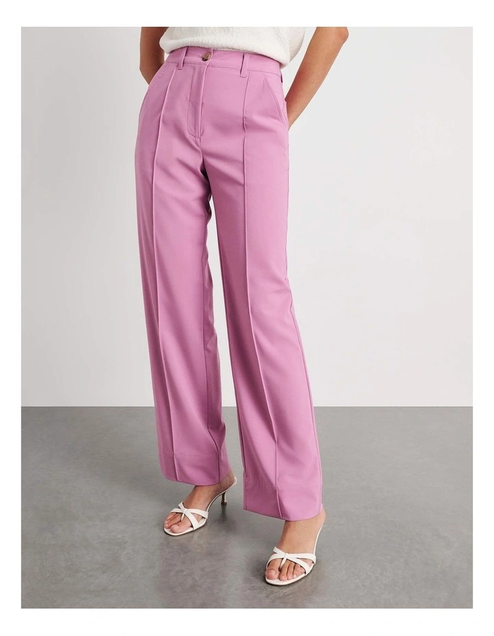 Gia Pintuck Pant in Terrarose image 1